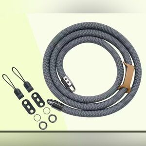 grey camera strap brand new